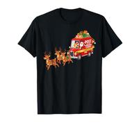 Postman Mailman Santa Post Truck Sleigh Christmas T-Shirt