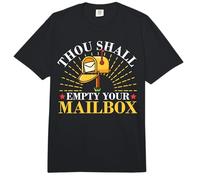 Postman Mailman Thou Shall Empty Your Mailbox Comfort Colors Adult Heavyweight T-Shirt