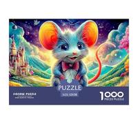 Postman Mouse 1000 Puzzles Adults Puzzle Kids Age Gifts Puzzle Game Home Decoration Decompression 52x38cm/1000pcs