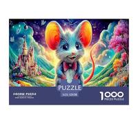 Postman Mouse Colourful Mouse with Balloon Ears 1000 Pcs Jigsaws Adults Beautifully Illustrated Birthday Present 52x38cm/1000pcs