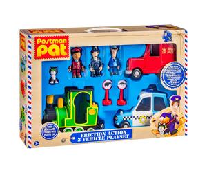 Postman Pat Friction Action 3 Vehicle Play 4 Articulated Figures Adventure Set
