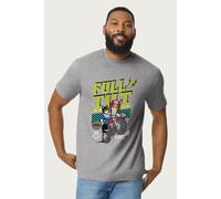 Postman Pat Men's Pat & Jess Full Tilt T-Shirt in Mid Grey | Size: Medium Postman Pat Mid Grey M