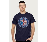 Postman Pat Men's Pat & Jess On Time Ready To Go T-Shirt in Navy | Size: Small Postman Pat Navy S