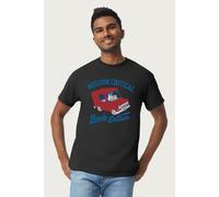 Postman Pat Men's Pat & Jess Ready To Delivery T-Shirt in Black | Size: 2XL Postman Pat Black 2XL