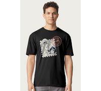 Postman Pat Men's Pat & Jess Special Delivery T-Shirt in Black | Size: Small Postman Pat Black S