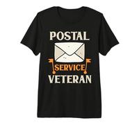 Postman Postal Service Veteran Funny Lettercarrierretirement Premium T-Shirt