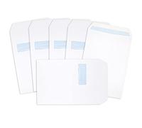 Postmaster A4 C4 Window Envelopes 229 x 324 mm 100 GSM Self Seal White 100 Pack