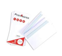 Postmaster Envelopes DL Peel & Seal 100GSM White Paper - 100 Pack