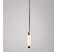 Postmodern Creative Aluminium Acrylic Pendant Light Minimalist Ceiling Hanging Lamp Luxury Single Head Long Hanging Wire Bedroom Decor Led Chandelier