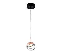 Postmodern Fancy Crystal LED Pendant Light Single Head Bar Restaurant Chaner Luxury Chaner Rose d Copper Bedroom Bedside Hanging Lamp Interesting Life