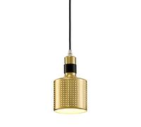 Postmodern Gold Restaurant Pendant Light Creative Porous Fashion Hanging Lamp Industrial Metal Kitchen Island Lighting Fixtures Ceiling Made in China