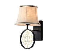 Postmodern LED Wall Lamp, Iron Art Attractive Beautiful Cloth Square Base Wall Light, Chine Indoor Simple Luxury Wall Sconce,for Living Room Dining Room Vanity Mirror
