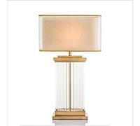 Postmodern Light Luxury Crystal Table Lamp, Modern Minimalist Creative Desk Lamp Living Room Bedroom Study Bedside Table Lamps