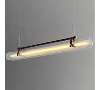 Postmodern Linear LED Pendant Light Chandelier, Long Strip Hanging Lamp for Kitchen Island, Dining Room, Pool Table, Office - Nordic Suspension Lighting