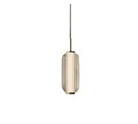 Postmodern Minimalist Long Glass Pendant Lamp - Retro American Style Lighting for Restaurant, Bedroom & Exhibition Hall(A-1)