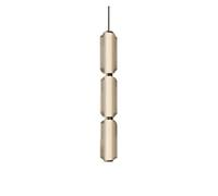 Postmodern Minimalist Long Glass Pendant Lamp - Retro American Style Lighting for Restaurant, Bedroom & Exhibition Hall(D-3)