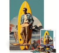Postmodern Surfing Dreams 1000 Piece Jigsaws for Teenagers Puzzle Reason Skill Toy Mental Relax Exact Cut (38x26cm)