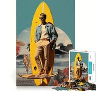 Postmodern Surfing Dreams 1000 Piece Jigsaws for Teenagers Puzzle Reason Skill Toy Mental Relax Exact Cut (38x26cm)