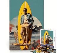 Postmodern Surfing Dreams 1000 Piece Jigsaws for Teenagers Puzzle Reason Skill Toy Mental Relax Exact Cut (50x75cm)