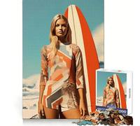 Postmodern Surfing Dreams 1000 Pieces Jigsaw Puzzles for Teenagers Improve Memory Mental Relax Sharp Edge Creative Gift (50x75cm)
