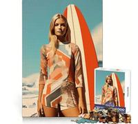 Postmodern Surfing Dreams Jigsaw Puzzles for Adults1000 Pieces Clear Logic Toy Leisure Time Perfect Cut Creative Gift (38x52cm)