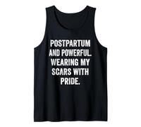 Postpartum and Powerful Wearing My Scars with Pride Mom BOD Tank Top