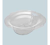 Postpartum Care Sitz Bath Sitz Bath for Hemorrhoids Sitz Bath for Toilet Seat Perineum Relief Sits Bath Kit for Women Wider Seating Area (Transparent)