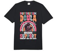 Postpartum Doula Birth Worker Rainbow Postpartum Matters Comfort Colors Adult Heavyweight T-Shirt