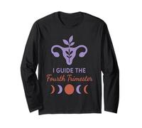 Postpartum Doula Support Fourth Trimester Healing Pride Long Sleeve T-Shirt