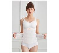 Postpartum Girdle C-Section Recovery Belt Back Support Belly Wrap Belly Band Shapewear for Tummy Support Back Pain Relief White,XXL
