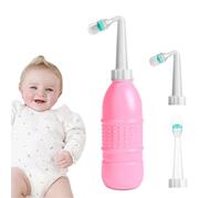Postpartum Perineal Wash Bottle Portable Bidet, Travel Bidet Portable Handheld Bidet Bottle with 2 Spray Nozzle, for Anal & Vaginal Use, Travel Douche Bottle Leak-Proof for Toilet & Outdoor