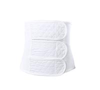 Postpartum Recovery Belly Band C-Section Waist Belt Body Shaper Wrap Postnatal Support Shapewear£¬Cotton-(White-2XL)