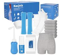 Postpartum Recovery Kit - 20 Pcs Hospital Bag Must Haves with Upside Down Peri Bottle, Disposable Underwear, Maternity Pads, Witch Hazel Foam & Reusable Cold Pads