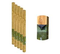 Postsaver Rot Protected Wood Fence Post 4x4" | Pressure-Treated Timber Post for Gardening | Decay-Protected with Postsaver Dual-Layer Rot Protector | 20-Year Guarantee | Pack of 5 | 8 Ft. Long