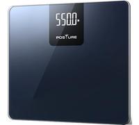 Posture 550lb Capacity Digital Bathroom Scale High Precision Body Weight Scale Extra Wide Platform Large LED Display, and Durable 8mm Tempered Glass Platform for Home