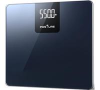 Posture 550lb Digital Bathroom Scales High Precision Body Weight Scale Ultra-Wide Platform Large LED Display, Durable 8mm Tempered Glass Platform