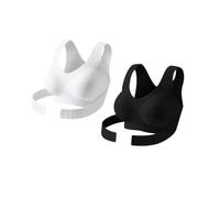 Posture Correcting Bra for Women Front Closure Full Coverage Sports Bras | Posture Corrector Women Seamless Cross Back Anti Sagging Bras Adjustable Shaping Bralette No Underwire All-Day Comfy Bra
