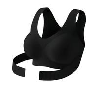 Posture Correcting Bra for Women Front Closure Full Coverage Sports Bras | Posture Corrector Women Seamless Cross Back Anti Sagging Bras Adjustable Shaping Bralette No Underwire All-Day Comfy Bra