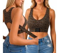 Posture Correcting Bra for Women Full Coverage Seamless Front Closure Cross-Back Anti Sagging Bras Breathable Shaping Adjustable Waist Support Wireless Posture Underwear Brasieres