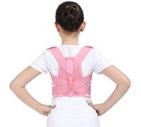 Posture Corrector Adjustable Children Back Support Belt Kids Orthopedic Corset for Kids Spine Back Lumbar Shoulder Braces Health Back Posture (Color : Pink, Size : Large)