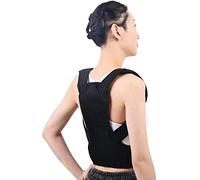 Posture Corrector Back Pain Posture Corrector Back Hump Correction Belt Adjustable Back Straightener Providing Pain Relief from Neck Back Shoulder Back Posture (Color : Black, Size : Medium)