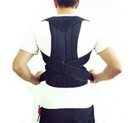 Posture Corrector Back Posture Bracket Clavicle Support Stop Tilt and Tilt Adjustable Back Exercise Unisex (Color : Black, Size : M Code) Good