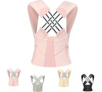 Posture Corrector, Back Support for Men and Women, Breathable Posture Support with Smart Adjustment Webbing, Scoliosis and Kyphosis Correction Spinal Alignment Device