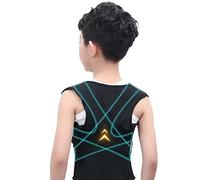 Posture Corrector for Kids Spine and Back Support Providing Pain Relief Adjustable Back Straightener Upper Back Pain Relief and Posture Trainer Change The Bad Habits of Slouching,Black,XXL kxtmm