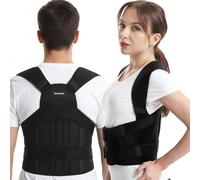 Posture Corrector for Women and Men, Upper Back Brace Adjustable Lightweight for Scoliosis, Neck Shoulder & Upper/Lower Back Pain Relief, Easy-on/off Back Straightener Posture Corrector, Under Clothes