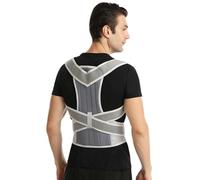 Posture Corrector Men and Women,Back Support Belt with Breathable Adjustable Elastic Bands Back Straightener Improve Lumbar Support Belt Lower Back Pain Relief A,M