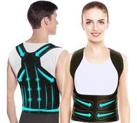 Posture Corrector Men Women Back Brace, Comfortable Back Brace Posture Corrector Adjustable Breathable Back Stretcher Posture Corrector Posture Correction Brace Straps for Lumbar Upper Back Support