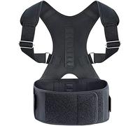 Posture Corrector Posture Correction,Adjustable Help You Correct and Improve Bad Posture and Provide Strong Support for Your Waist and Back Back Posture (Color : Black, Size : XX-Large)