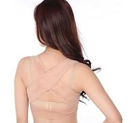 Posture Corrector Posture Corrector Scoliosis Back,Brace Spine Corset Belt Shoulder Therapy Waist Lumbar Support Poor Easy to Use Back Posture (Color : Skin Tone, Size : Large)