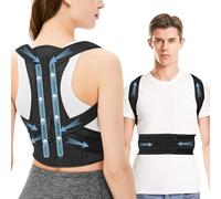 Posture Corrector Women and Men, Adjustable Back Brace Posture Corrector, Breathable Back Support Belt for Neck Shoulder Pain Relief, Comfortable Posture Straightener (L)
